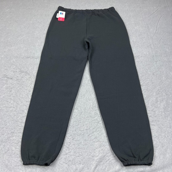 NEW Russell Athletic Joggers Men's 3XL Black Fleece Pants Dri-Power VTG 38x34 - Picture 1 of 12